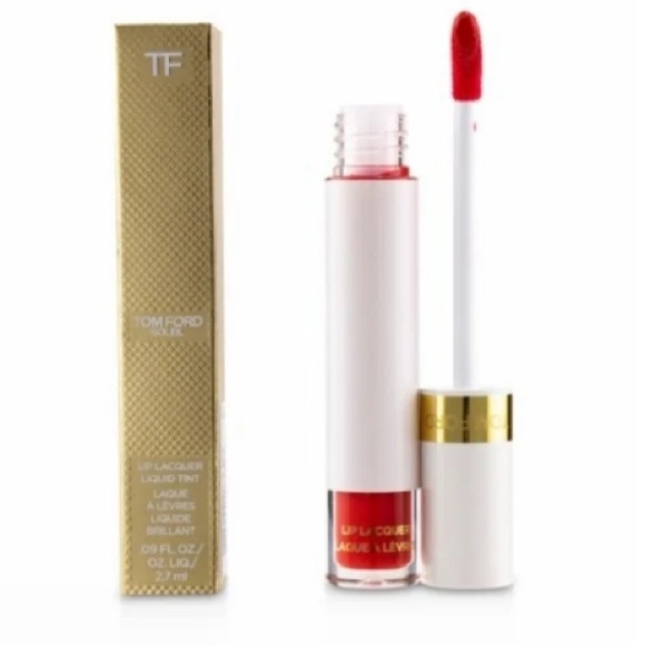 Tom Ford Soleil Lip Lacquer Liquid Tint- 06 La Vie En Rouge - Picture 3 of 3